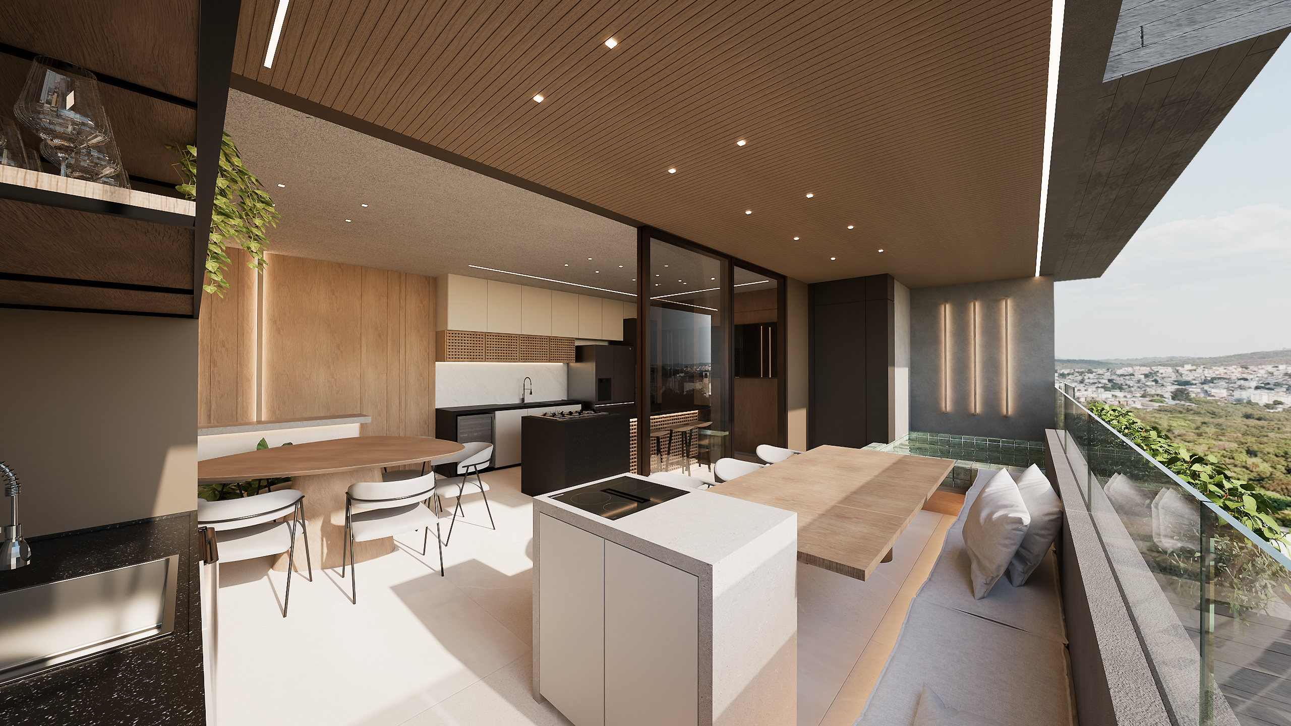 Imagem 1 - Texto_ Varanda Gourmet - Planta 2 - 142,2 m2