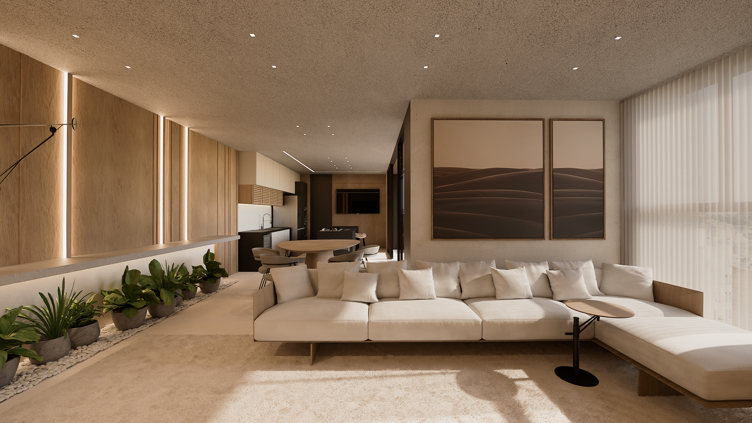 Imagem 3 - Texto_ Living - Planta 4 - 148,32 m2